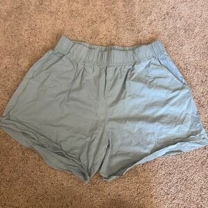 Zyia Active Shorts Casual Lounge‎ Comfy Elastic Waist Pockets Women's M